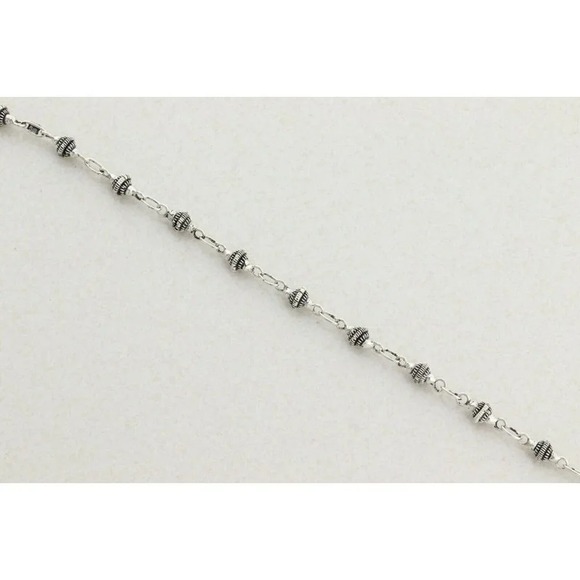 Sterling Silver Link Bracelet 7 1/4 inch - Picture 4 of 9